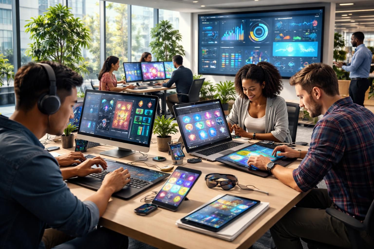 expert en développement d'applications mobiles pour entreprises, intégrant des solutions gaming innovantes pour maximiser l'engagement client et renforcer la fidélité.